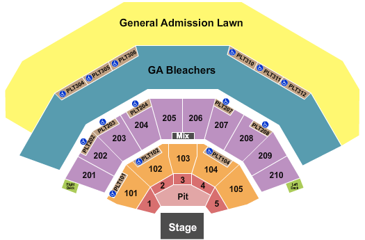 American Family Insurance Amphitheater Suicideboys Seating Chart